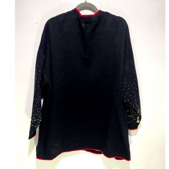 Nutcracker Christmas sweater VYG USA made 6 little bears winter fest women 24 M - Picture 3 of 6